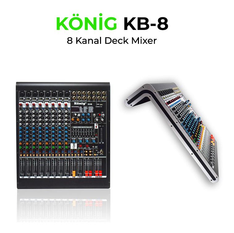 König KB-8 8 Kanal Deck Mikser